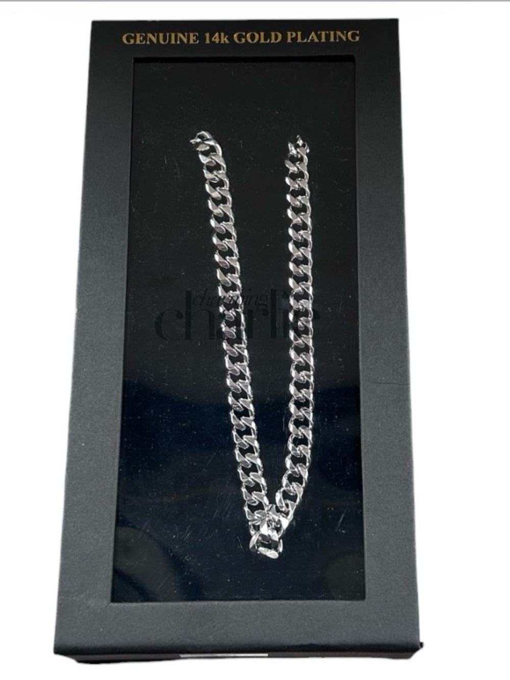 Cuban Link Chain Necklace - Genuine 14k Gold Plating